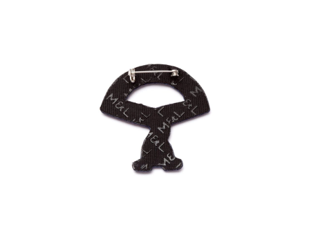 Broche brodée à la main - GYM PARADIS - Macon & Lesquoy