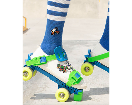 Broche brodée à la main - PARADISE SKATING - Macon & Lesquoy