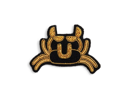 Broche brodée à la main - ASTRO - CANCER - Macon & Lesquoy