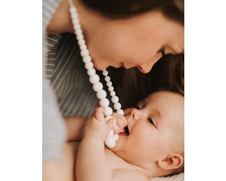 Collier d'allaitement, de portage et de dentition - LOUISE - MintyWendy