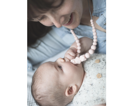 Collier d'allaitement, de portage et de dentition - CONSTANCE - MintyWendy