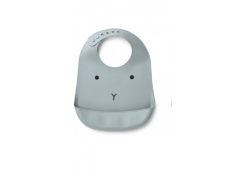 Bavoirs en silicone - Lapin sea blue