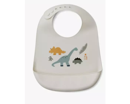 Bavoir en silicone BIB - Dino