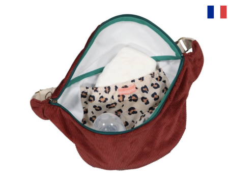 Sac Banane à Langer - rouge Baker - MELLIPOU