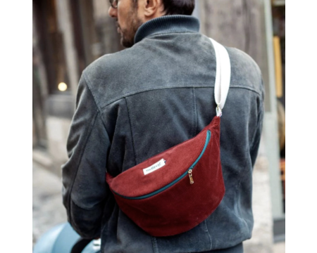 Sac Banane à Langer - rouge Baker - MELLIPOU