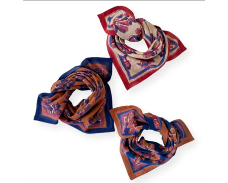 Small foulard Vioeta Navy APACHES