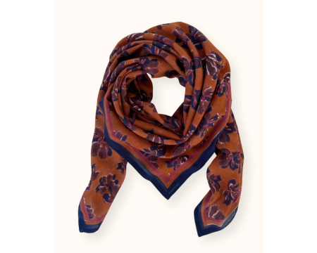 Big foulard Vioeta Rust APACHES