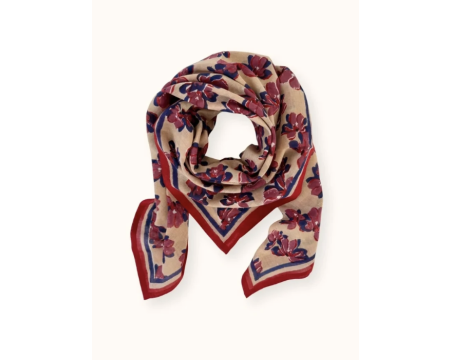 Big foulard Vioeta Macadamia APACHES