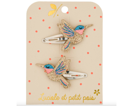 Barrettes Sunny le colibri (paire)