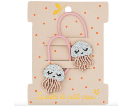 Élastiques mini - Jelly la méduse (paire) 