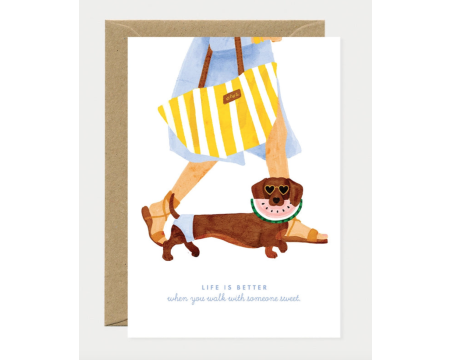 Carte Summer Dachshund ALL THE WAYS TO SAY