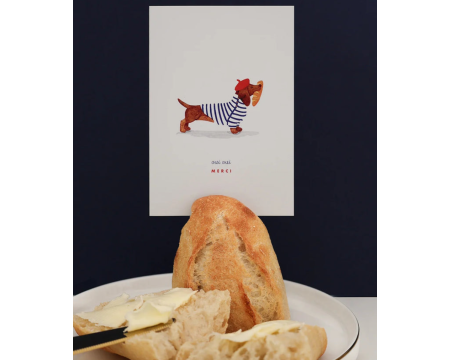 Carte Oui oui Merci ALL THE WAYS TO SAY