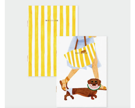 Carnet de Poche A6 Eté rayures - ALL THE WAYS TO SAY