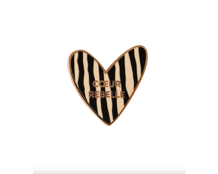 Pin's coeur - Rebelle ZAKUW