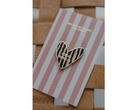 Pin's coeur - Rebelle ZAKUW