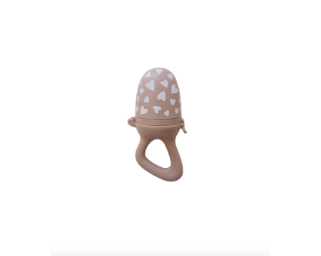 Tétine grignoteuse - Love taupe ZAKUW