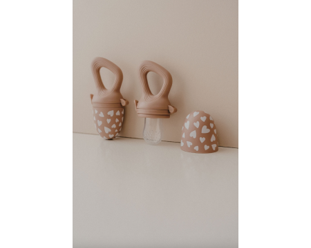 Tétine grignoteuse - Love taupe ZAKUW