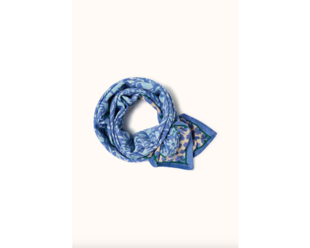 Big foulard Latika Garden Iris APACHES