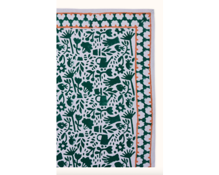 Big foulard Latika Garden Lilas APACHES