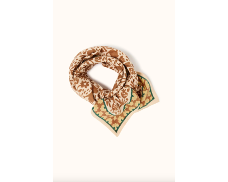 Big foulard Latika Garden Macadamia APACHES