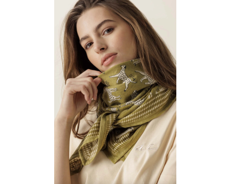 Big foulard Latika Pongo Khaki APACHES