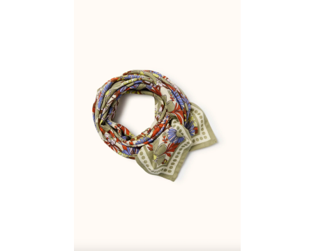 Big foulard Latika Bouquet Macadamia APACHES