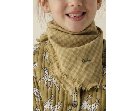Small foulard Fayara Checkmate Khaki APACHES