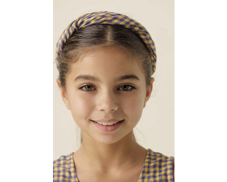 Small foulard Fayara Checkmate Wheat APACHES