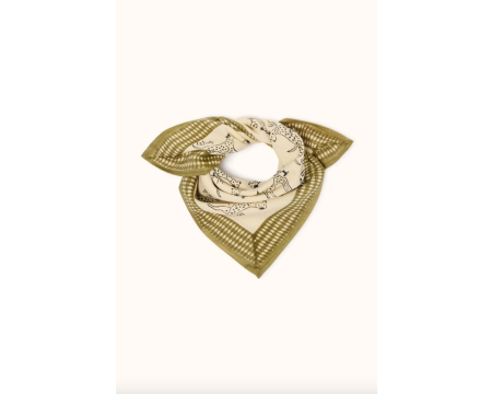 Small foulard Manika Pongo Macadamia APACHES