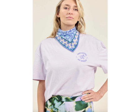 Small foulard Manika Garden Iris APACHES