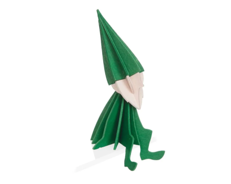 Elfe LOVI 12 cm - vert - 3D à assembler