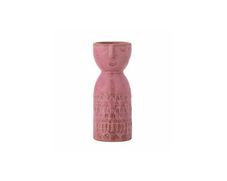 Vase Embla en grès rose Bloomingville