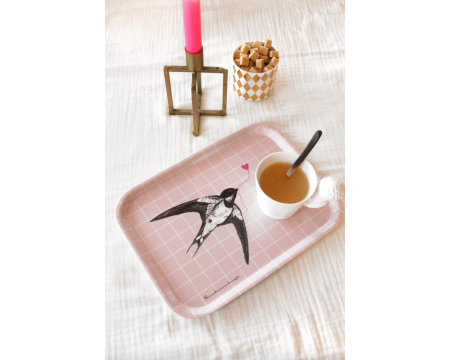 Plateau cuisine en bois de bouleau - Hirondelle