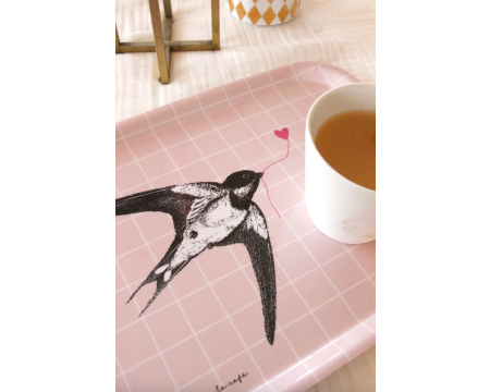 Plateau cuisine en bois de bouleau - Hirondelle