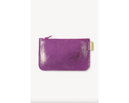 Porte monnaie pailleté - Violette
