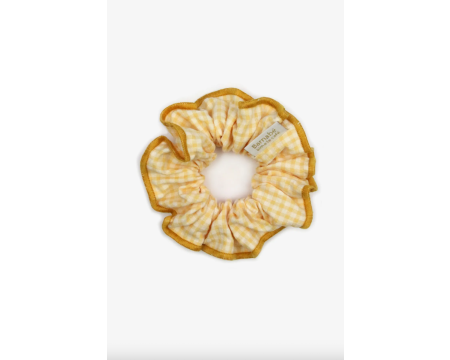 Chouchou liberty surjet - Citron