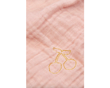 Lange rose cerises BARNABE AIME LE CAFE