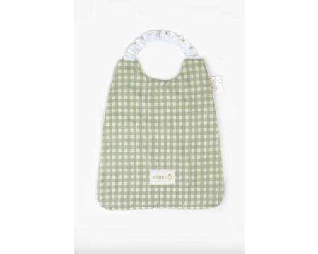 Serviette élastique vichy - Amande