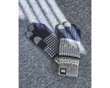 Gants tactiles maille adulte - Fleur - EVOLG