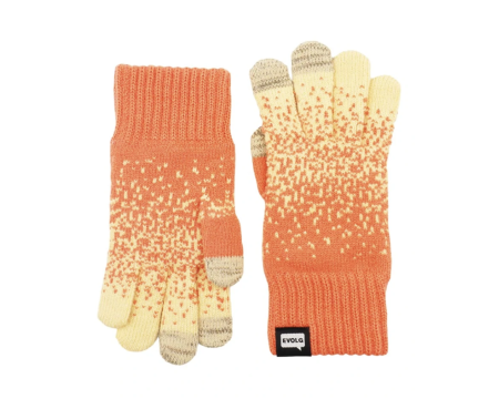 Gants tactiles maille adulte - Scrub Vanille/Rose - EVOLG