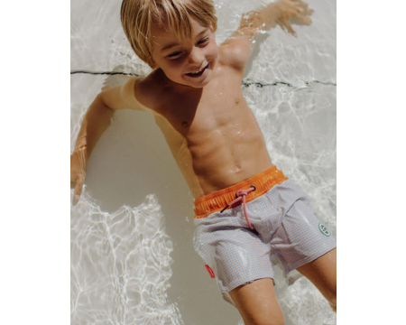 Short de bain Vichy HELLO HOSSY