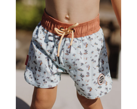 Short de bain Blue Island HELLO HOSSY