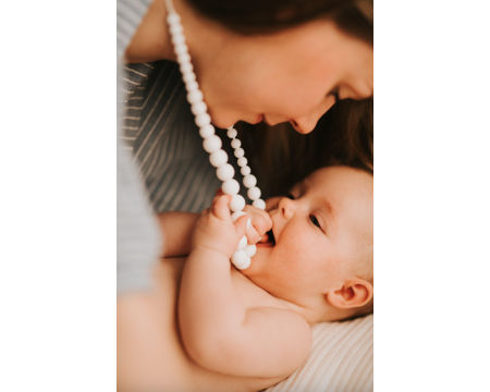 Collier d'allaitement, de portage et de dentition - LOUISE - MintyWendy