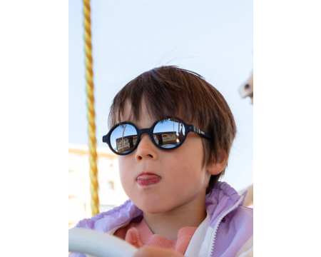 Lunettes de soleil enfant Rozz Black - 4/6 ans - KI ET LA