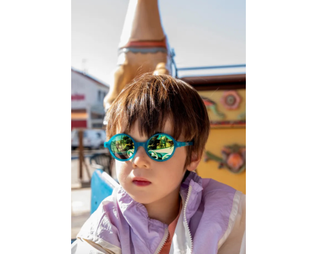 Lunettes de soleil enfant Rozz Vert Paon - 4/6 ans - KI ET LA
