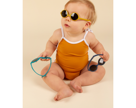 Lunettes de soleil bébé Diabola Moutarde - 0/1 an - KI ET LA