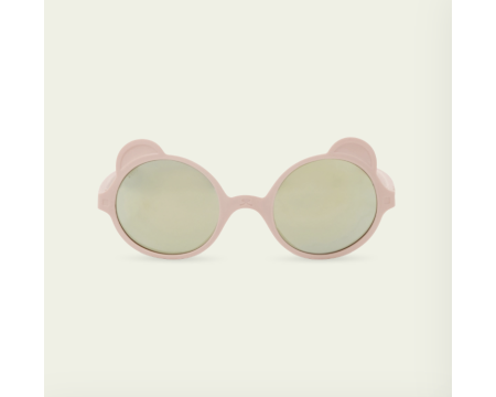 Lunettes de soleil enfant Ourson Rose pêche - 2/4 ans - KI ET LA