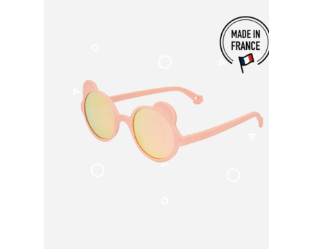 Lunettes de soleil enfant Ourson Rose Antik - 2/4 ans - KI ET LA