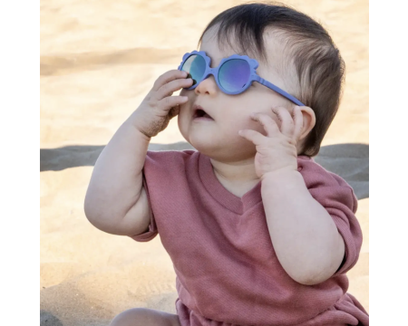 Lunettes de soleil enfant Lion Lilas - 1/2 ans - KI ET LA