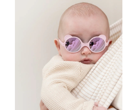 Lunettes de soleil bébé Ourson Rose pâle - 0/1 an - KI ET LA